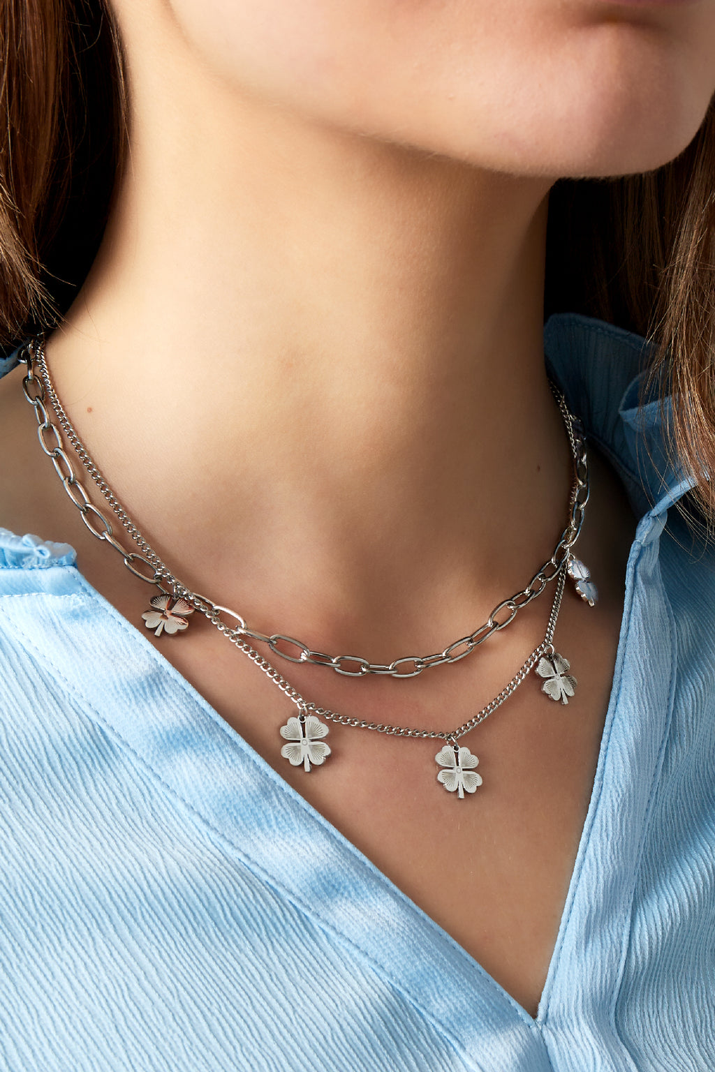 layered luck ketting