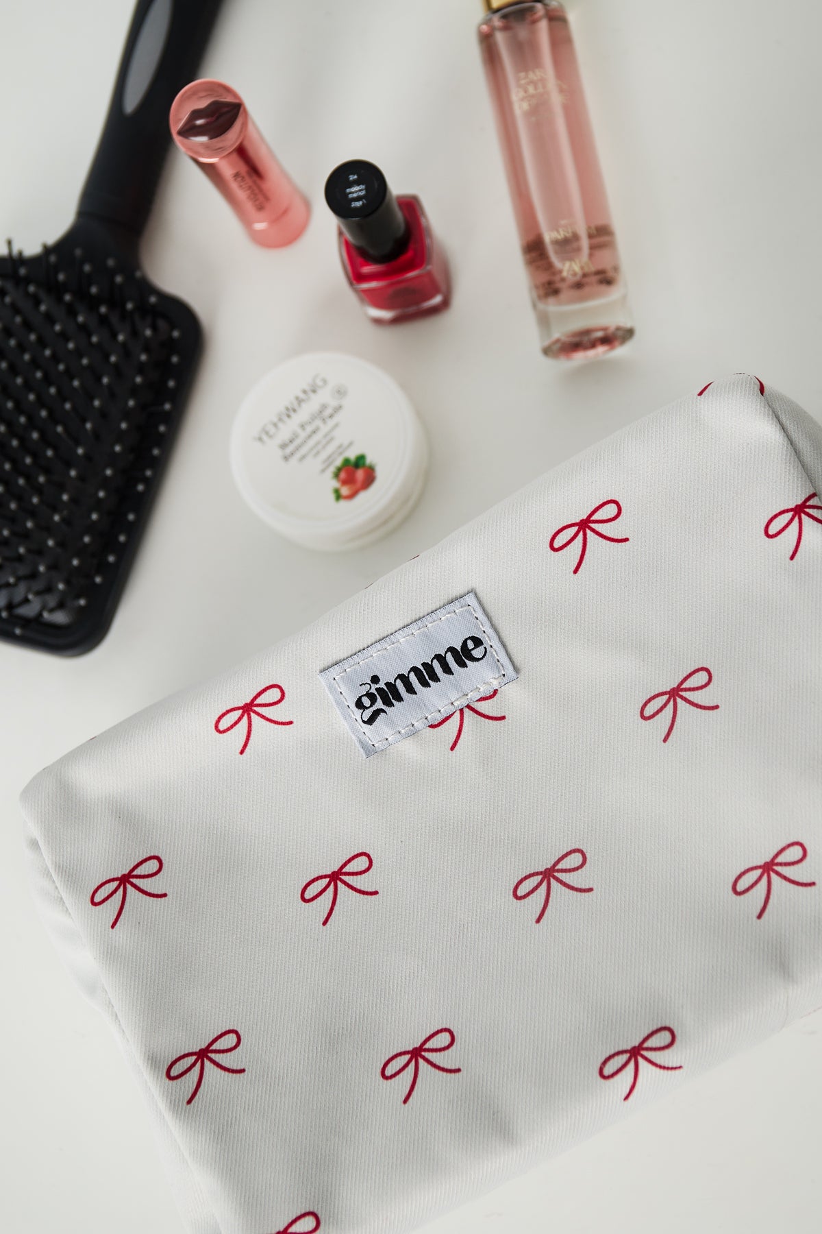 Make-up tas strikjes